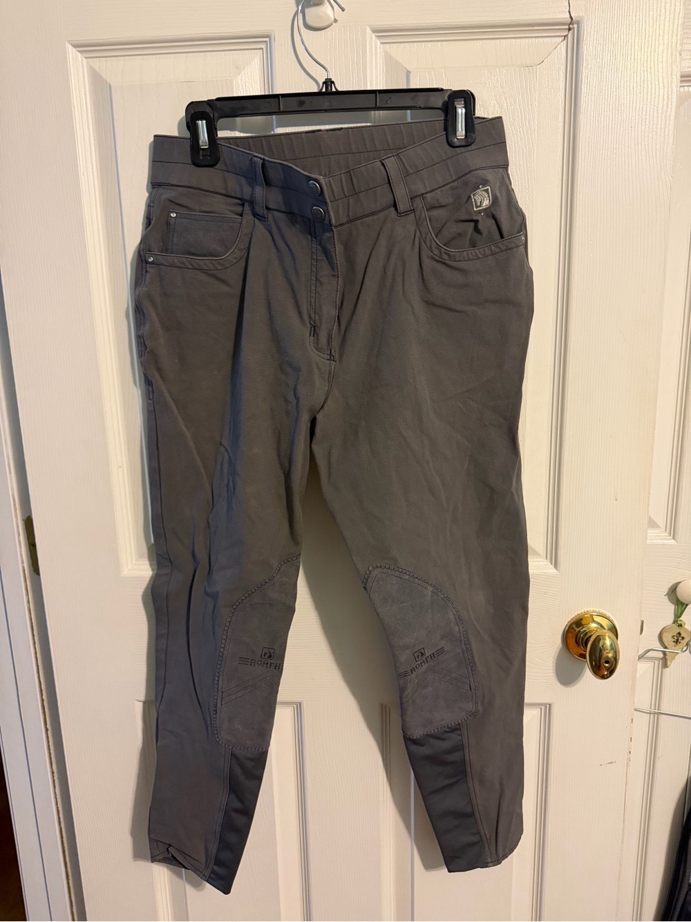 Romfh Women's Gray Equestrian Breeches